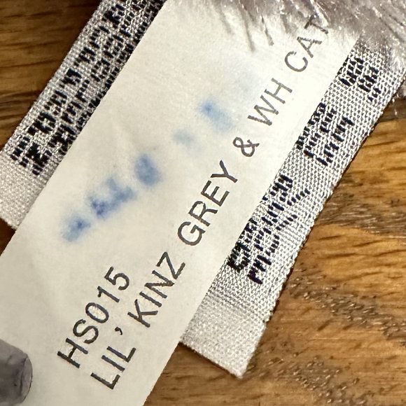 Webkinz Lil Kinz Grey and White Cat HS015 Plush Toy No Code - Picture 2 of 3